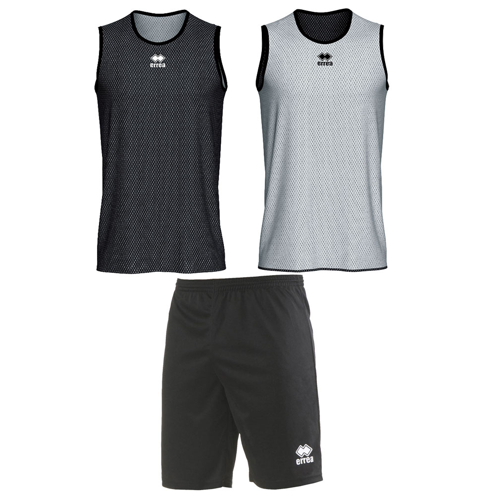 Баскетболен екип Errea Wing, детски, размер XXS, 134-144 cm, черно-бял