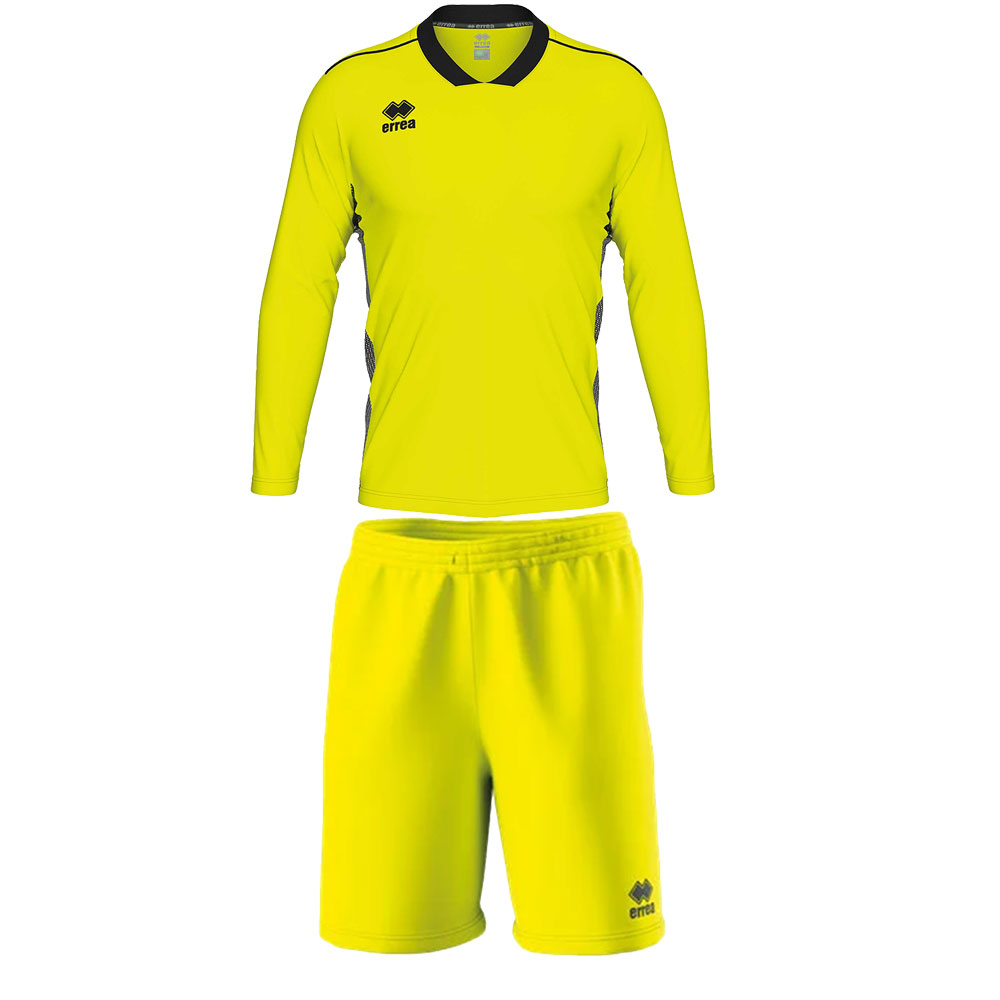 Вратарски екип Errea Jerzy, унисекс, размер 2XL, неоновожълт