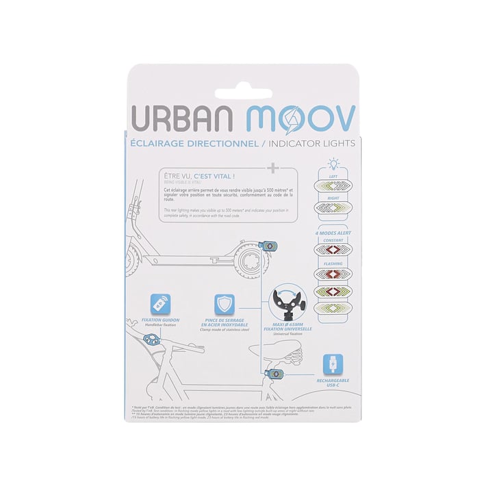 TNB Мигач за колело Urban Moov, с контролер