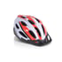 Byox Каска за велосипед, червено-бяла, размер M, 54-58 cm