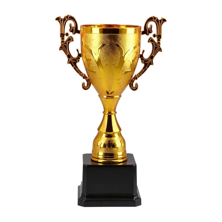 Купа Takk Winner P2, пластмасова, 250 mm, златиста