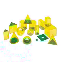 Learning Resources Геометрични фигури за обем, 14 броя