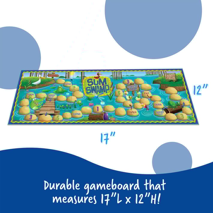 Learning Resources Игра за събиране и изваждане - математическо блато