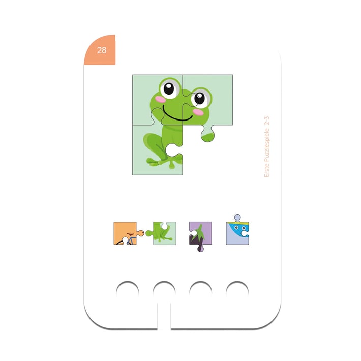 Образователни карти, за кутия Puncho - Първи пъзели, 2-3 години