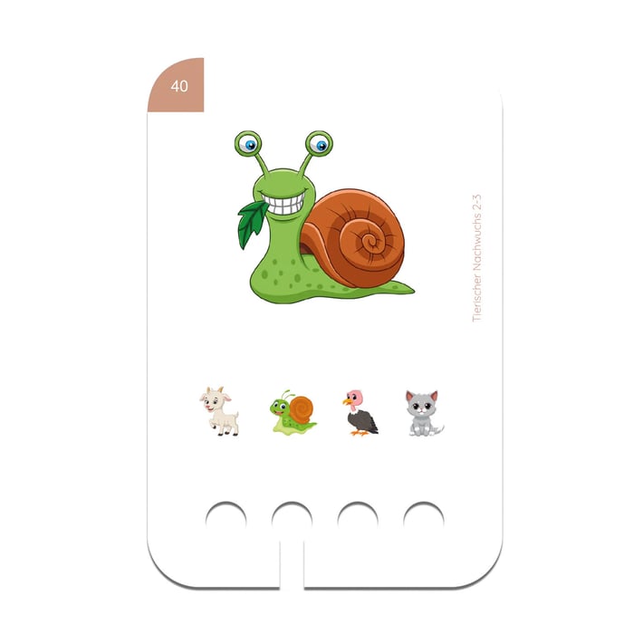 Образователни карти, за кутия Puncho - Бебета животни, 2-3 години