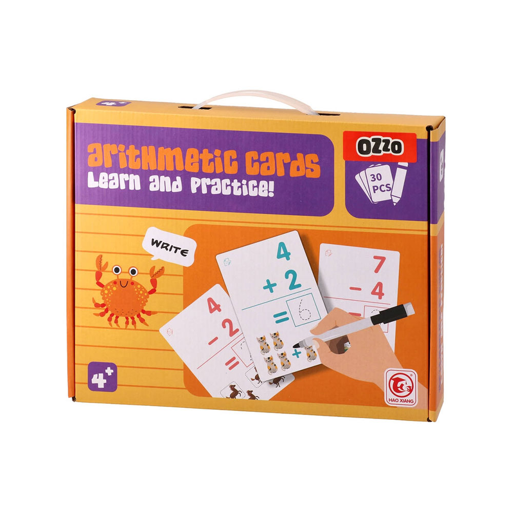 Образователни карти Аритметика Ozzo, 30 броя