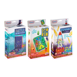 Moxy Игри за пътуване Spin & Run, Rocket Balance и Бойни кораби, 48 броя