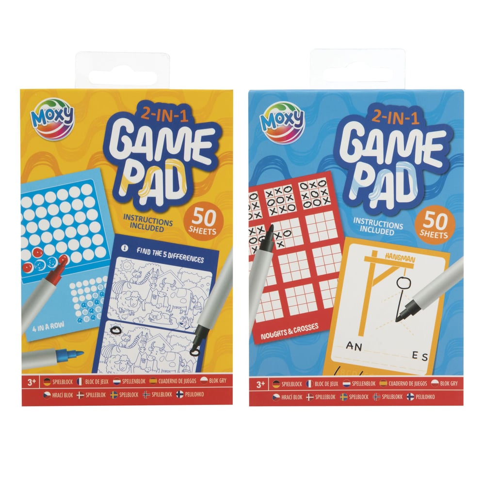 Moxy Книжка с игри, асорти, 48 броя