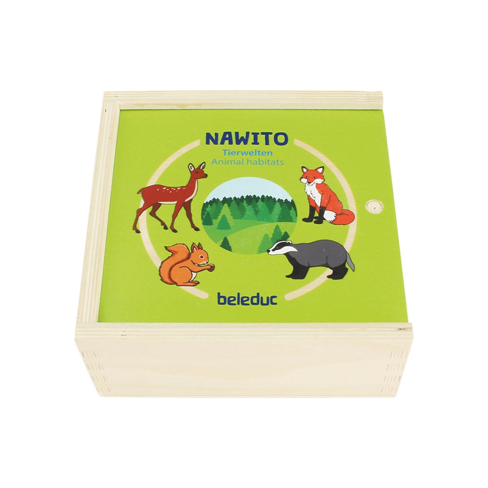 Beleduc Пъзел Местообитания, дървен