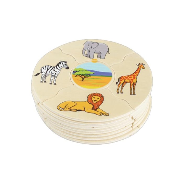 Beleduc Пъзел Местообитания, дървен