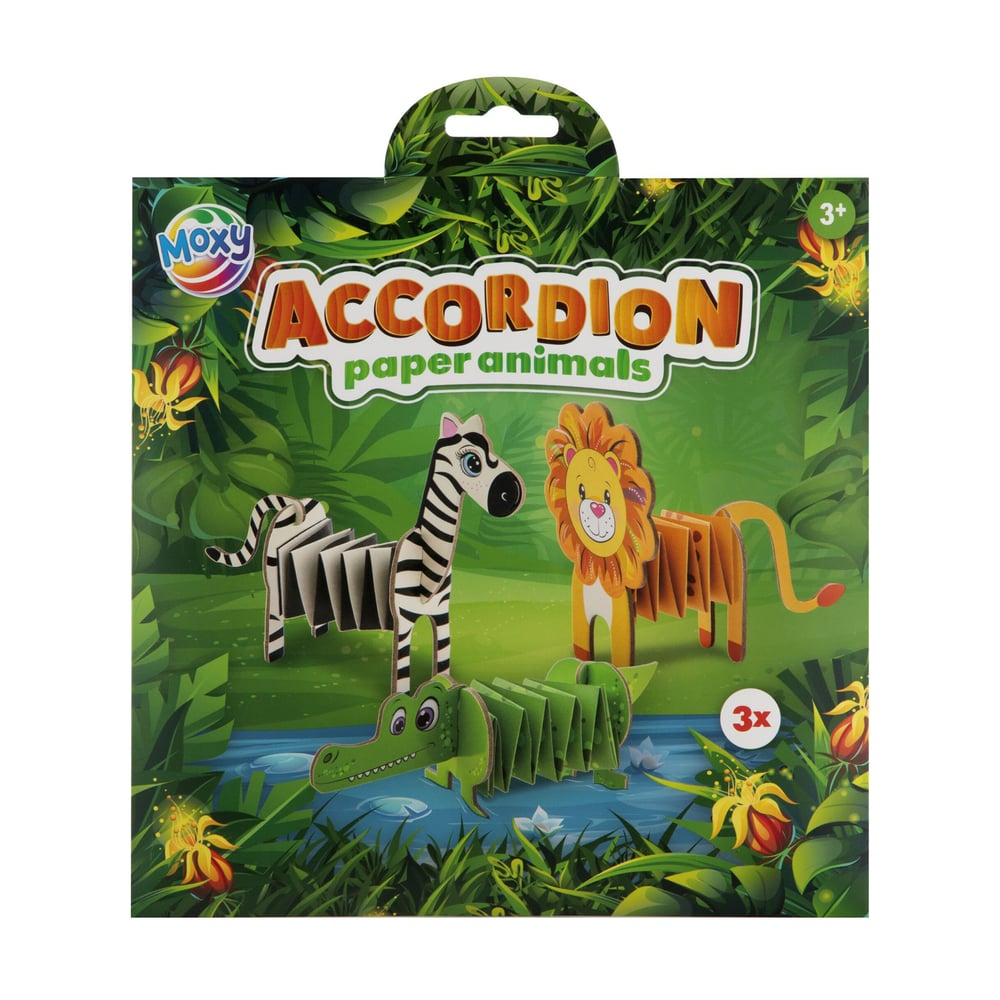 Moxy Комплект направи си животни от джунглата от хартия