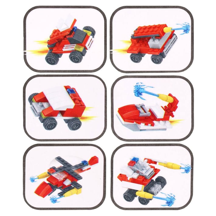 Яйце с конструктор Пожарна Ozzo