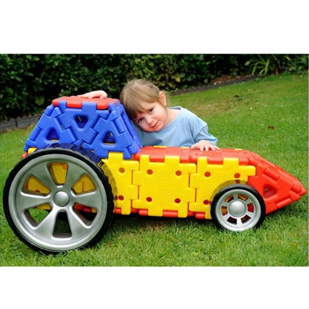 Конструктор Polydron Превозни средства, гигантски, 32 части