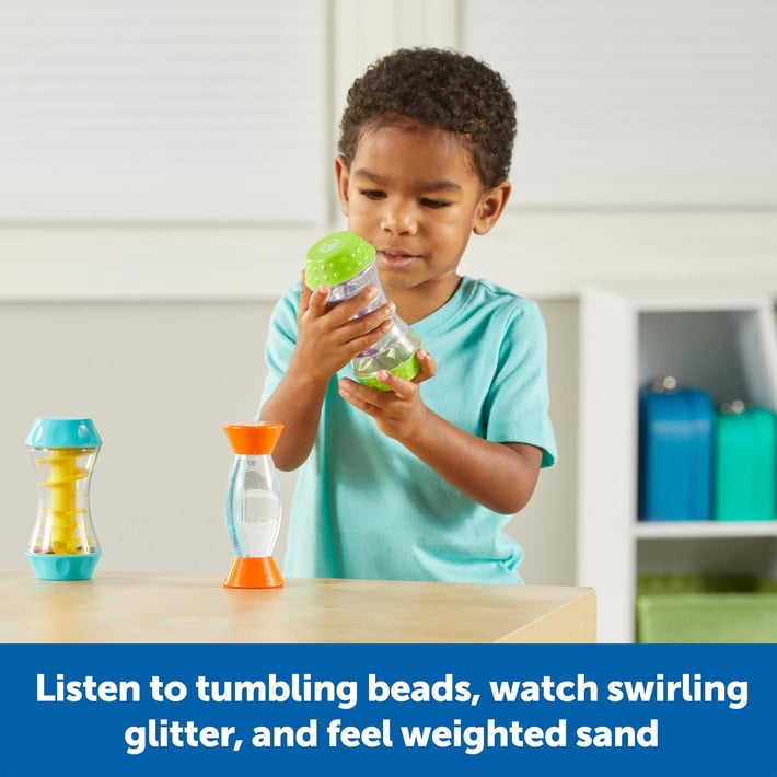 Learning Resources Цилиндри, сензорни, 3 броя