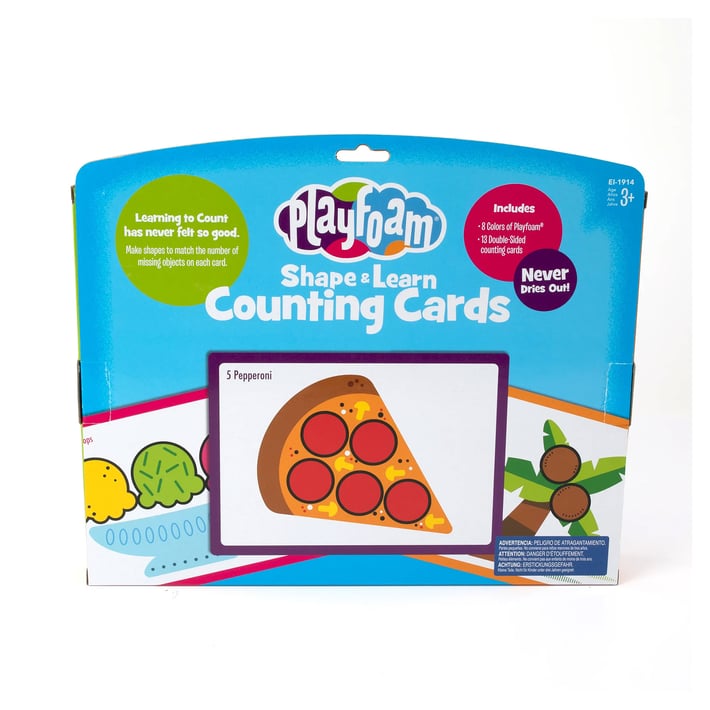 Learning Resources Комплект пяна за игра - Форми и броене