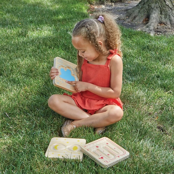 Learning Resources Лабиринт за дихателни упражнения, дървен