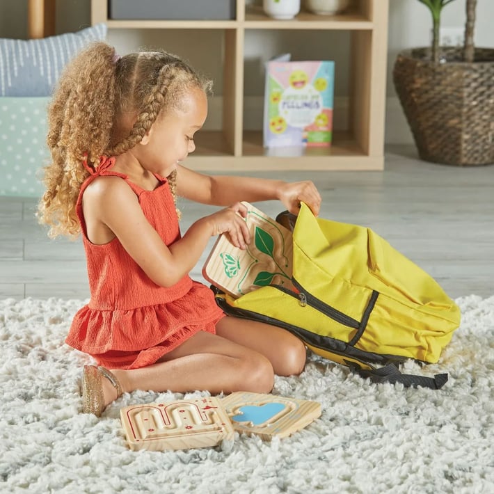 Learning Resources Лабиринт за дихателни упражнения, дървен