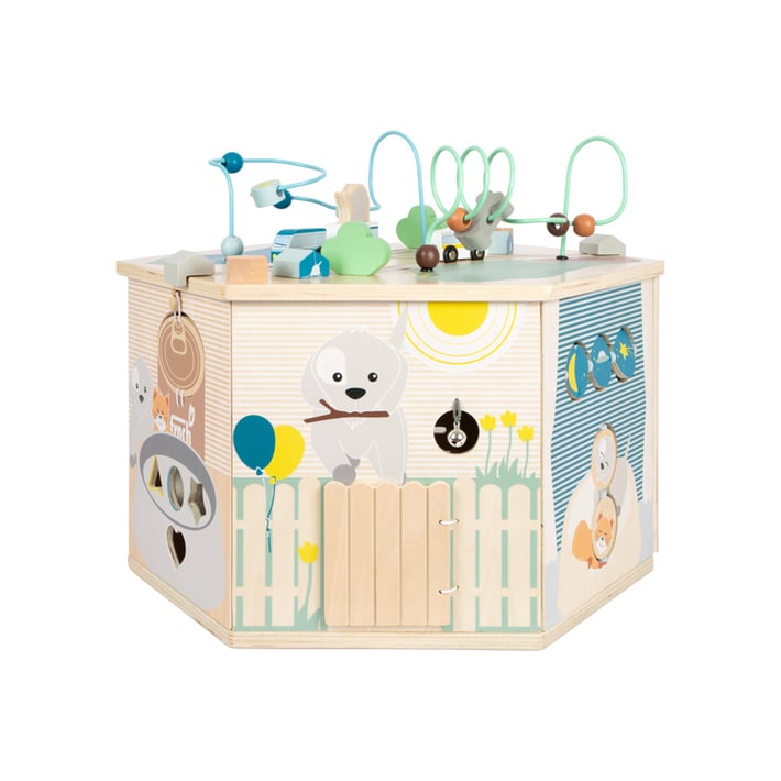 Small Foot Куб, дидактичен, с домашни любимци, XXL, 57 х 50 х 43 cm