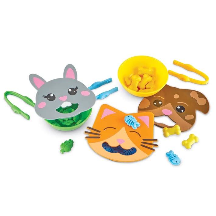 Learning Resources Игра за фина моторика - Храни приятелите