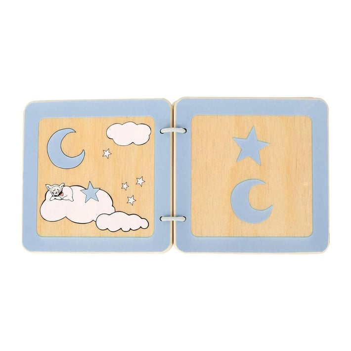 Small Foot Бебешка книжка Lotta, дървена