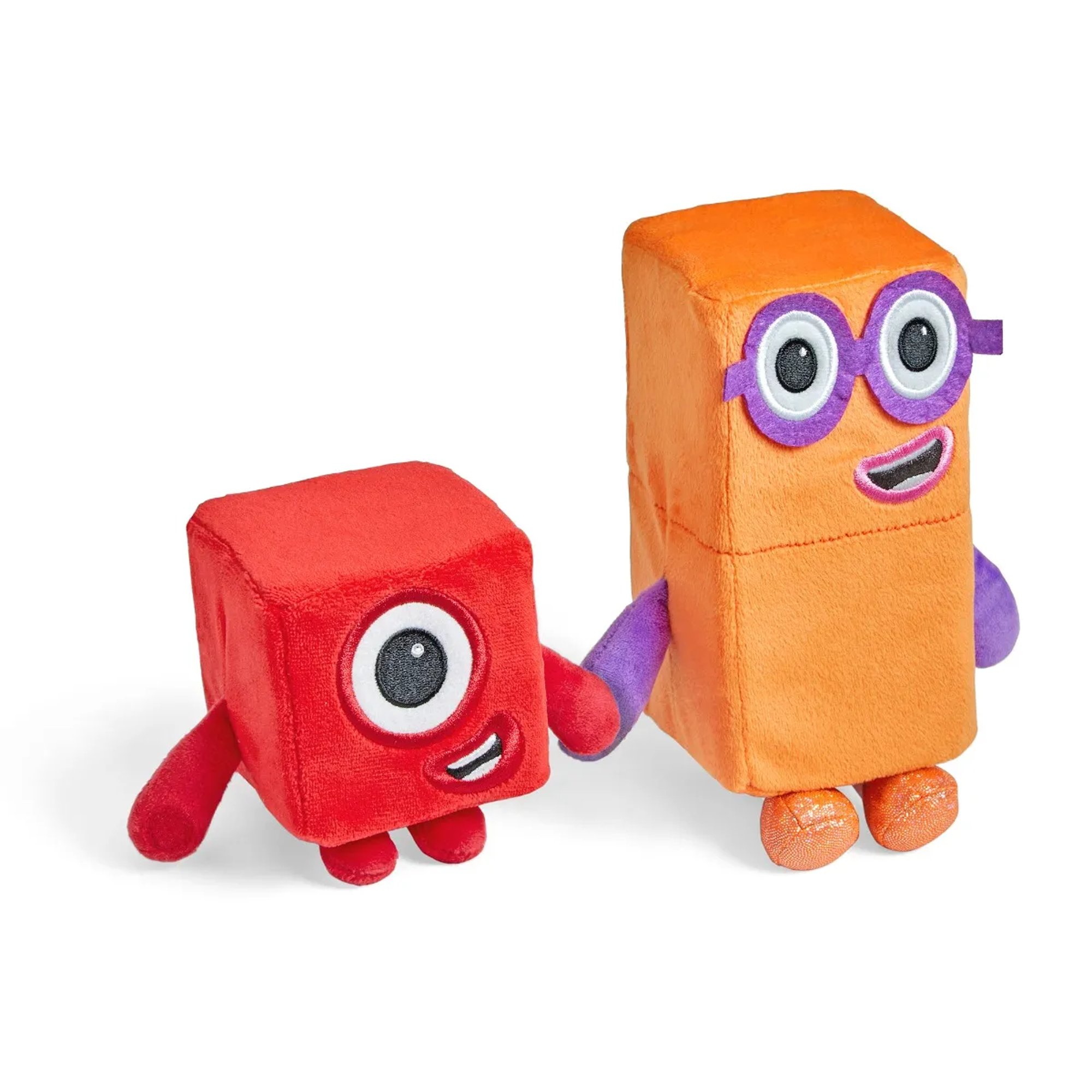 Learning Resources Плюшена играчка One and Two Numberblocks, 2 броя