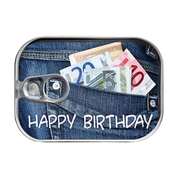 Gespaensterwald Картичка-консерва, Happy Birthday Money