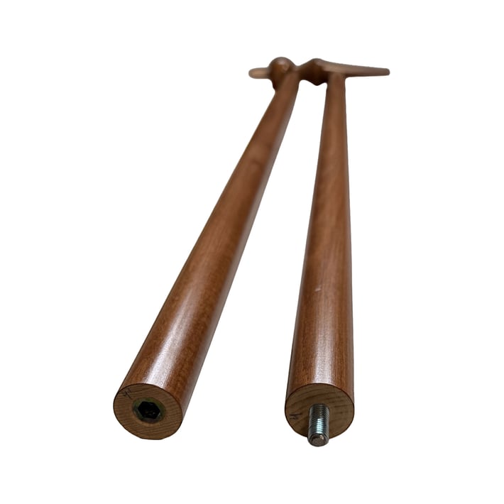 Стойка за знаме, дървена, за 3 знамена с размери 120 x 70 cm