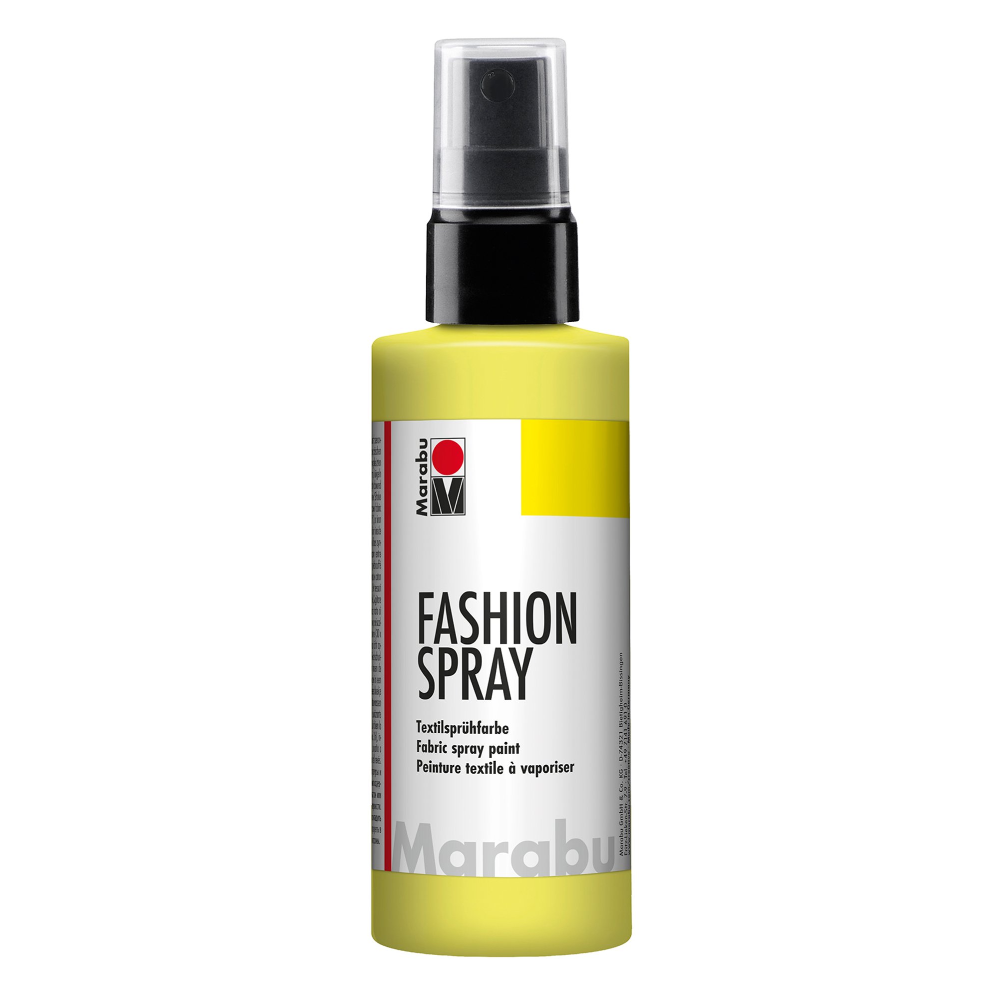 Marabu Спрей за текстил Fashion-Spray, № 220, слънчевожълт, 100 ml