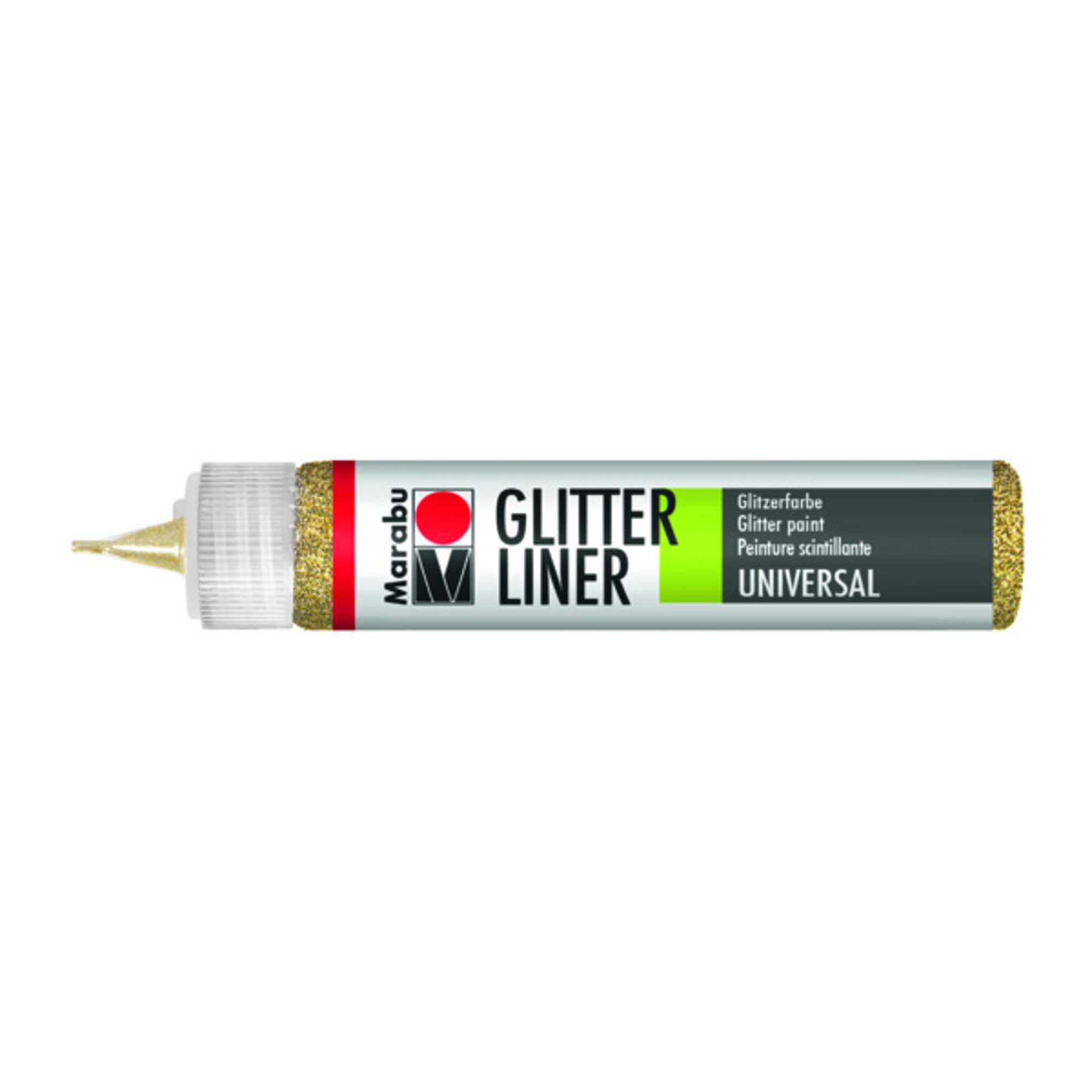 Marabu Контур за текстил Glitter Liner, № 584, 25 ml