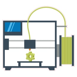 STEM Стикер, Дизайн и 3D прототипиране, комплект А7, 50 cm, стикер 7