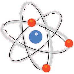 STEM Стикер, Природни науки - Физика, комплект G8, 50 cm, стикер 8