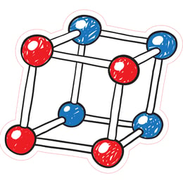 STEM Стикер, Природни науки - Химия, комплект H5, 50 cm, стикер 2