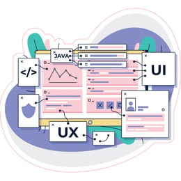 STEM Стикер, Математика и информатика - Информатика, комплект E4, 80 cm, стикер 1