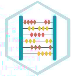 STEM Стикер, Математика и информатика - Математика, комплект D2, 100 cm, стикер 1