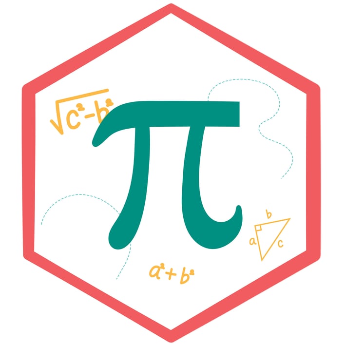 STEM Стикер, Математика и информатика - Математика, комплект D2, 100 cm, стикер 3