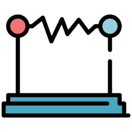 STEM Стикер, Природни науки - Физика, комплект G9, 100 cm, стикер 10