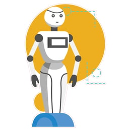 STEM Стикер, Роботика и кибер-физични системи, комплект I8, 100 cm, стикер 1