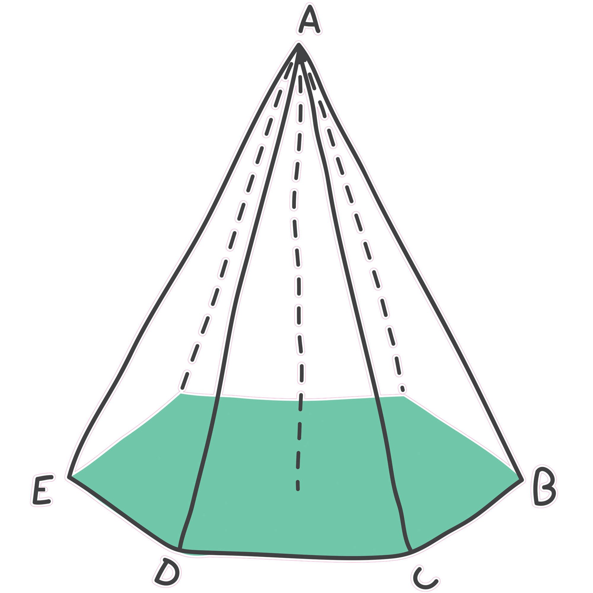 STEM Стикер, Математика и информатика - Математика, комплект D1, 150 cm, стикер 7