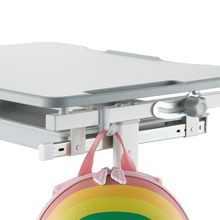 Ергономичен чин и стол RFG Ergo Tech B207, ученически, сив цвят, сглобена мостра