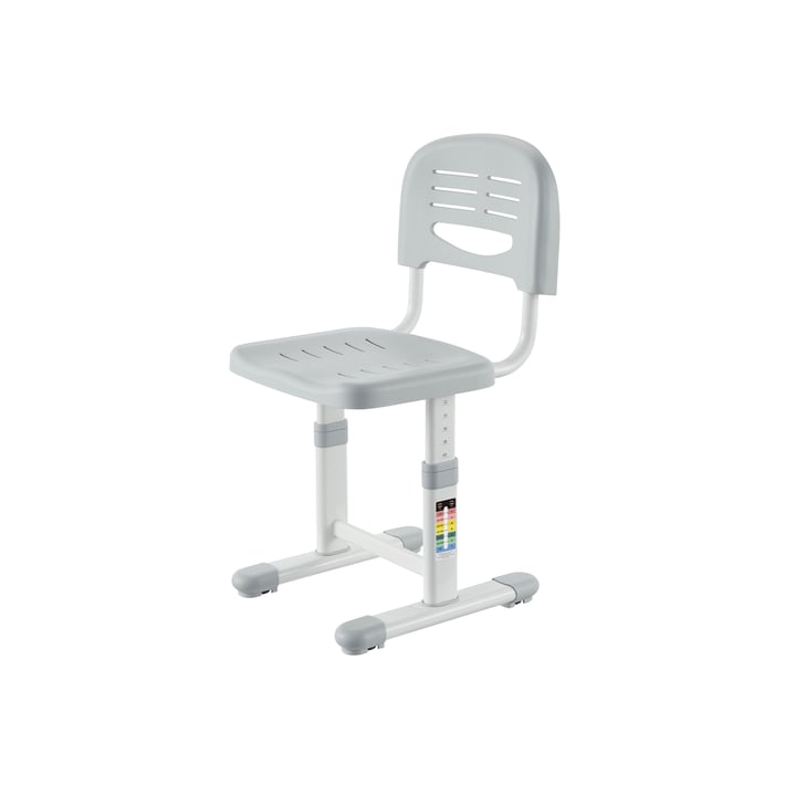 Ергономичен чин и стол RFG Ergo Tech B207, ученически, сив цвят, сглобена мостра