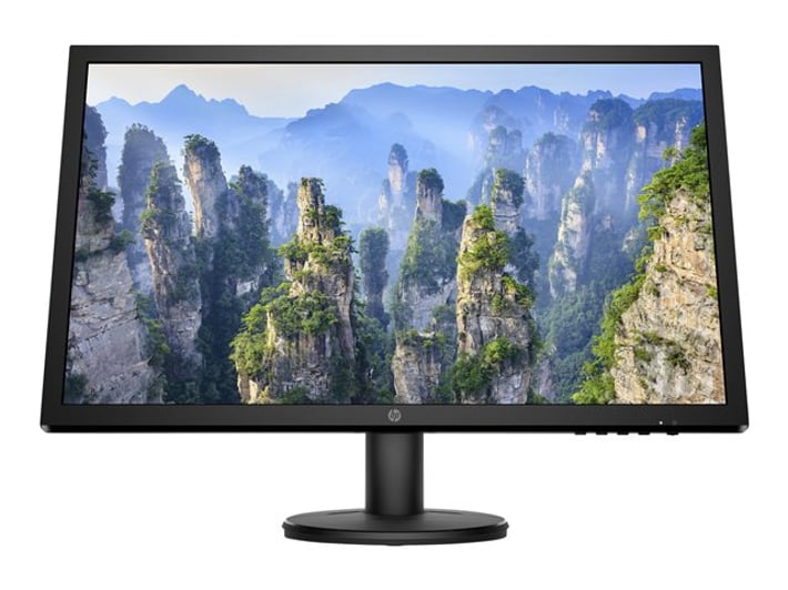 HP Монитор V24, 24'', LED, 1920 x 1080, 250 cd/m2, 1 ms, HDMI, VGA