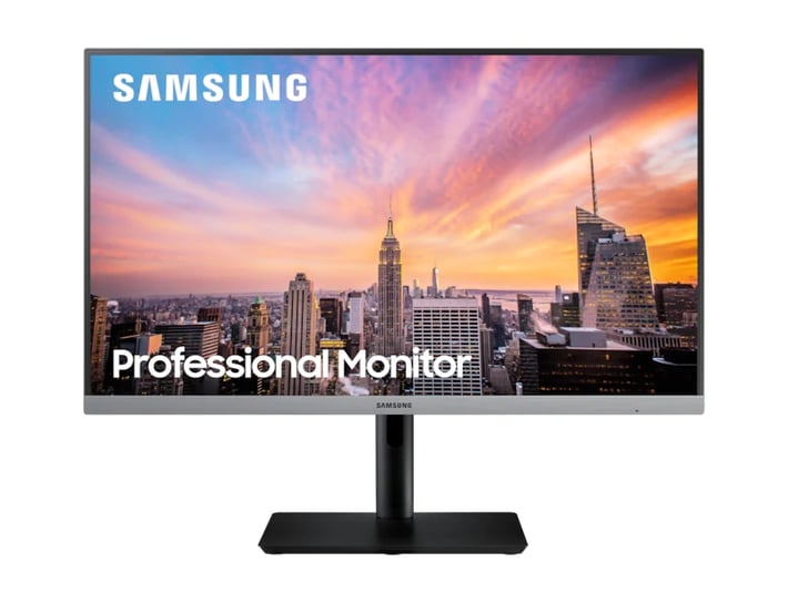 Samsung Монитор S24R650FDU, 23.8'', LED, 1920 x 1080, 250 cd/m2, 5 ms, HDMI, VGA, сив