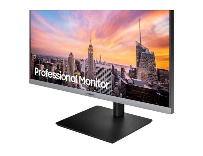 Samsung Монитор S24R650FDU, 23.8'', LED, 1920 x 1080, 250 cd/m2, 5 ms, HDMI, VGA, сив