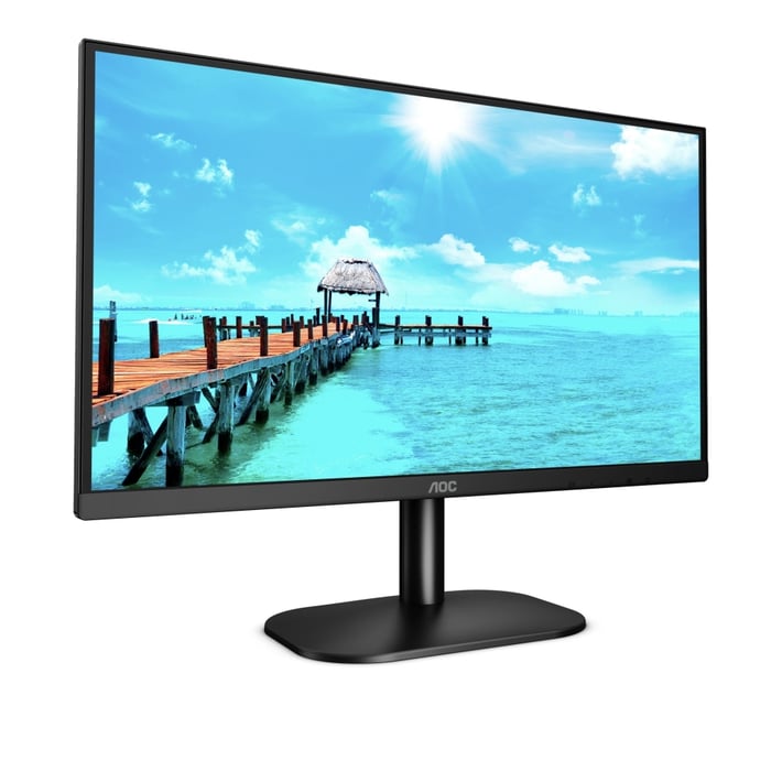 AOC Монитор 24B2XDM, 23.8'', LED, 1920 x 1080, 250 cd/m2, 4 ms, VGA, черен