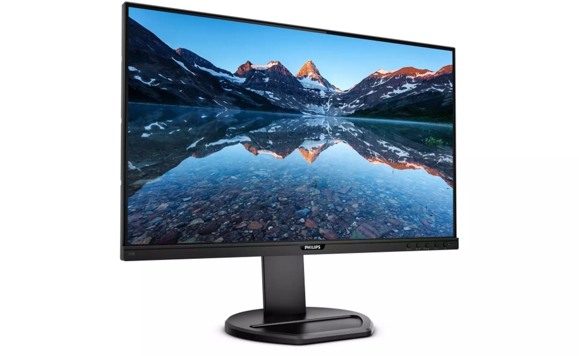 Philips Монитор 243B9/00, 23.8'', LED, 1920 x 1080, 250 cd/m2, 4 ms, HDMI, VGA, черен