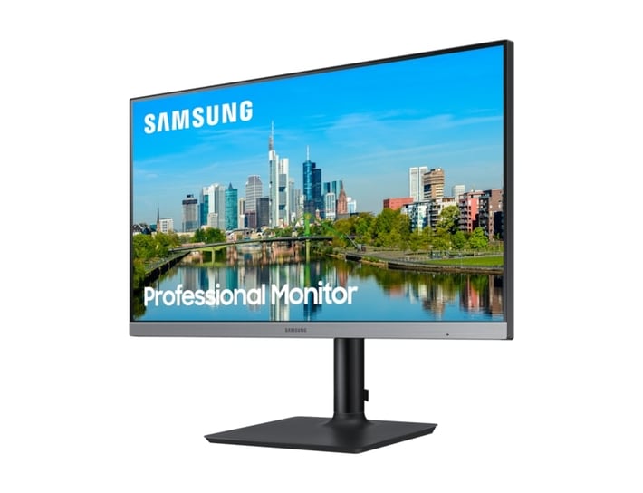 Samsung Монитор F24T650FYUX, 24'', LED, 1920 x 1080, 250 cd/m2, 5 ms, HDMI, сив