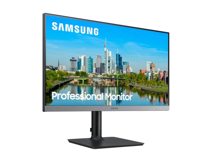 Samsung Монитор F24T650FYUX, 24'', LED, 1920 x 1080, 250 cd/m2, 5 ms, HDMI, сив