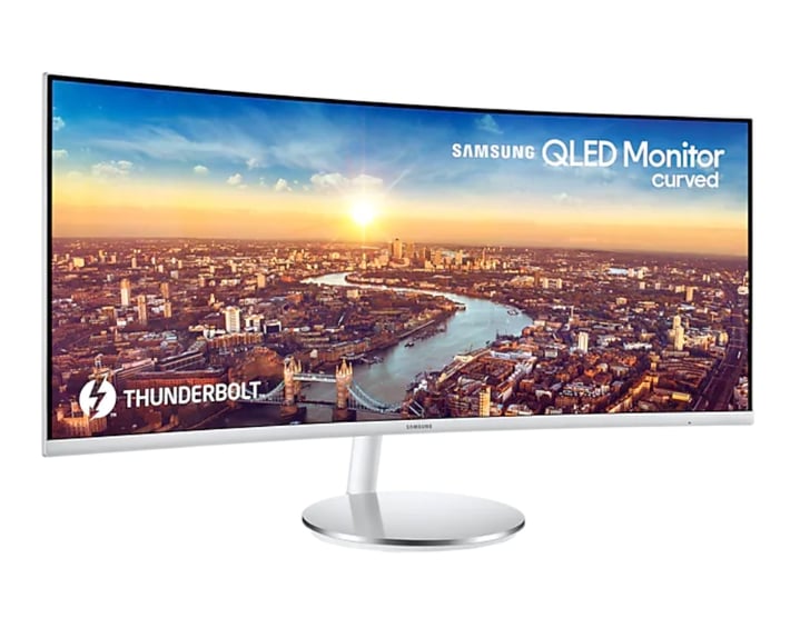 Samsung Монитор LC34G55T, 34'', LED, 3440 x 1440, 300 cd/m2, 4 ms, HDMI, сив