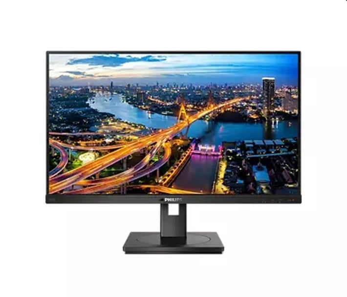 Philips Монитор 242B1/00, 24'', LED, 1920 x 1080, 250 cd/m2, 4 ms, HDMI, VGA, черен