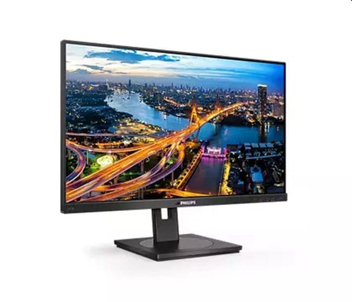 Philips Монитор 242B1/00, 24'', LED, 1920 x 1080, 250 cd/m2, 4 ms, HDMI, VGA, черен